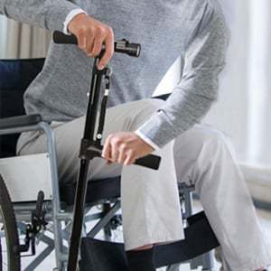 HOT SALE -Aluminum alloy with LED light non-slip foldable walking stick-SLOOSELYK