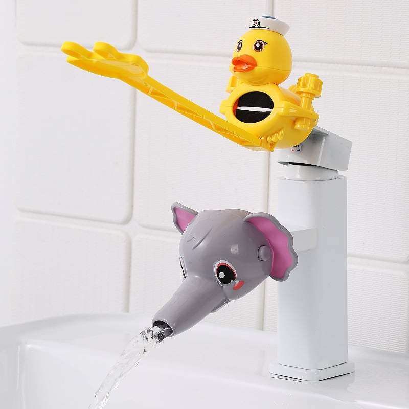 Cute little yellow duck faucet extender-SLOOSELYK