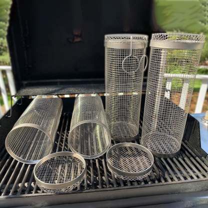 🔥Rolling Grilling Basket(Free shipping on purchases of 3 or more)-SLOOSELYK
