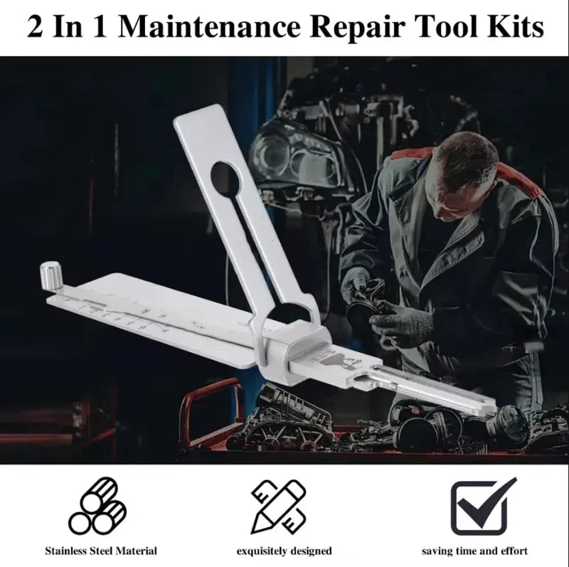 Stainless Steel Master Key Decoder-SLOOSELYK