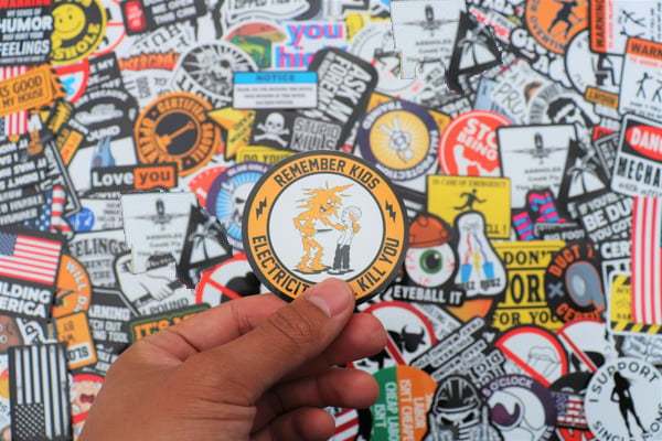 150pcs Hard Hat Stickers Pack(DIRTY) - Perfect for Helmets, Toolboxes..-SLOOSELYK