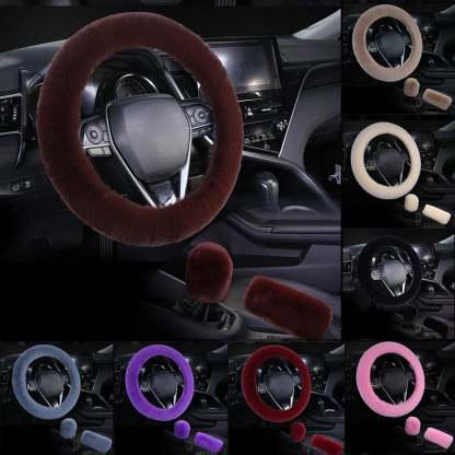 Universal Plush Car Steering Wheel Cover-SLOOSELYK