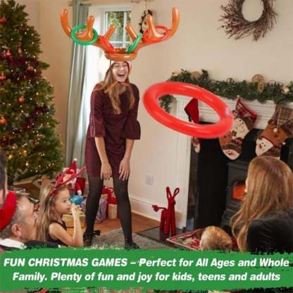 🌲CHRISTMAS SALE NOW-48% OFF🌲Christmas Reindeer Ring Toss Game-SLOOSELYK