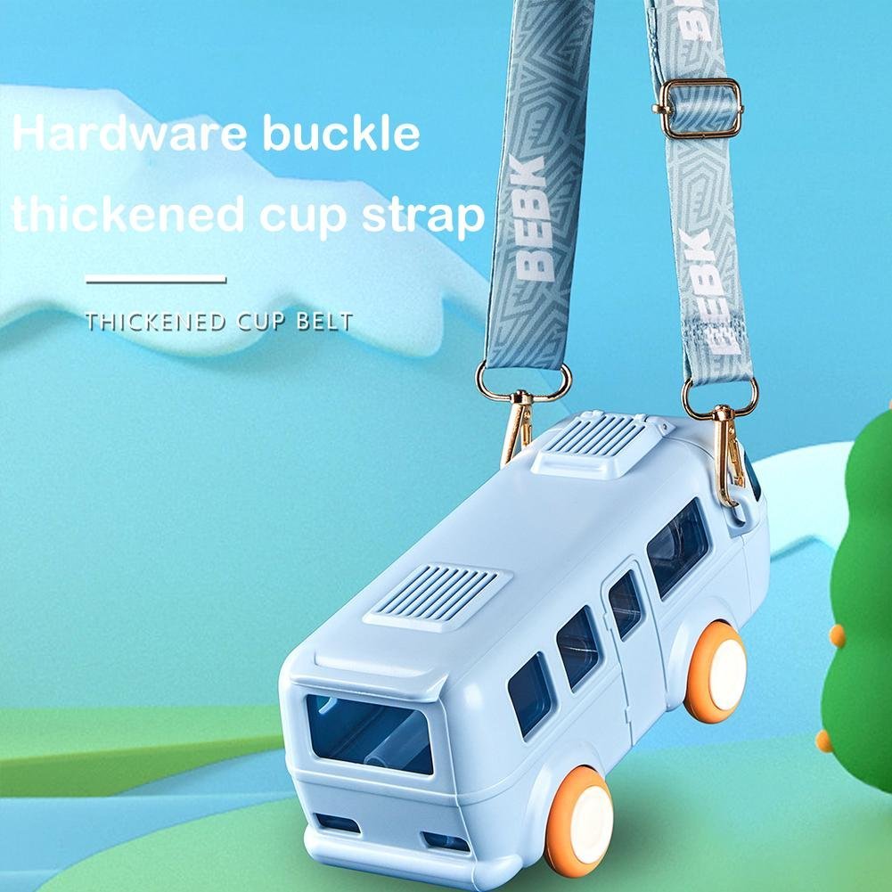 Food-grade silicone Children's Bus-shaped Portable Water Cup-SLOOSELYK