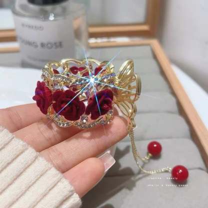 🎅Early Christmas Sale🔥Create a noble elegance - 🌹 Vintage rose hairpins 🌹-SLOOSELYK