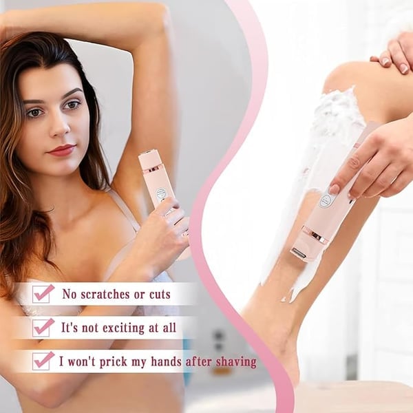 🏆Only £12.99 Last Day Promotion!🎁Comfort 2 in 1 Electric Lady Shaver