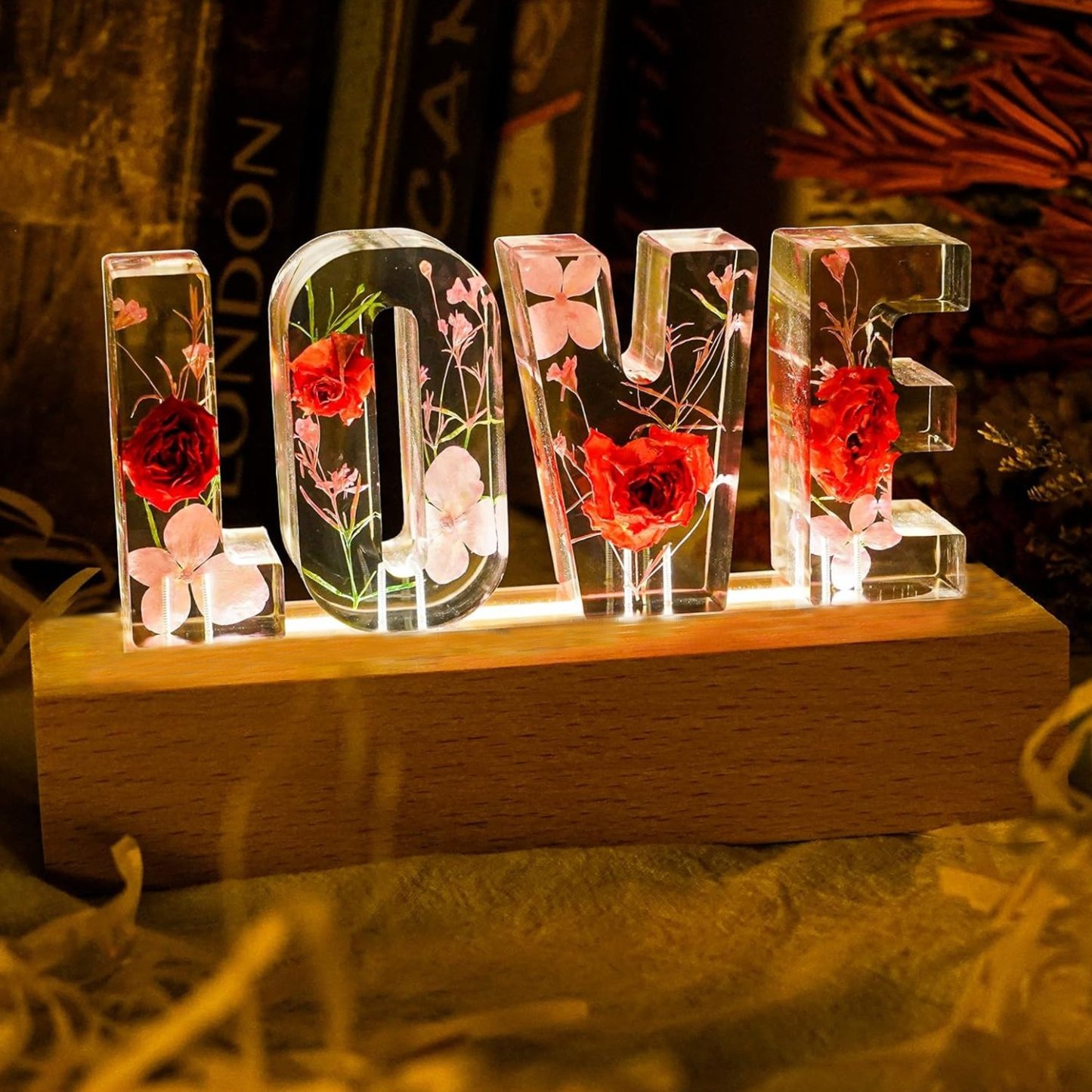 ❤️Mother's Day Specials - 49% OFF🎁Handmade floral resin letter 🌸(Limited Edition)-SLOOSELYK
