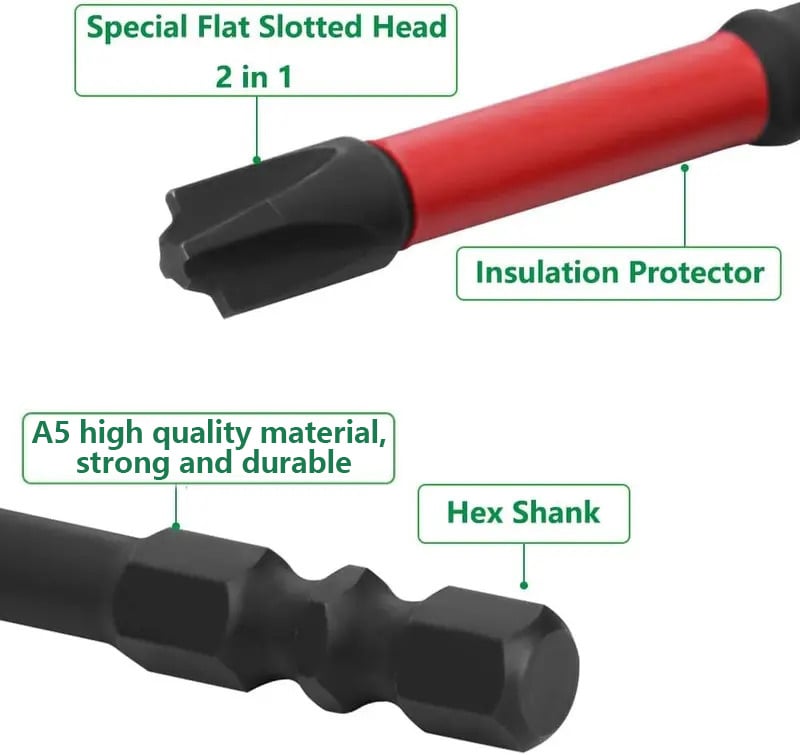 ✨LAST DAY ONLY 49% OFF🔥FPH2 lmpact Screwdriver Bit Set(10Pcs)