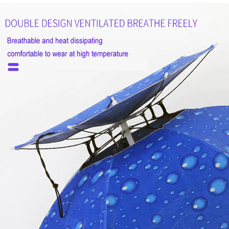 🔥Last Day Promotion - 53% OFF🔥Outdoor Double Layer Umbrella Hat