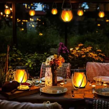 🔥🔥Dancing flame Solar Lantern Outdoor Lights