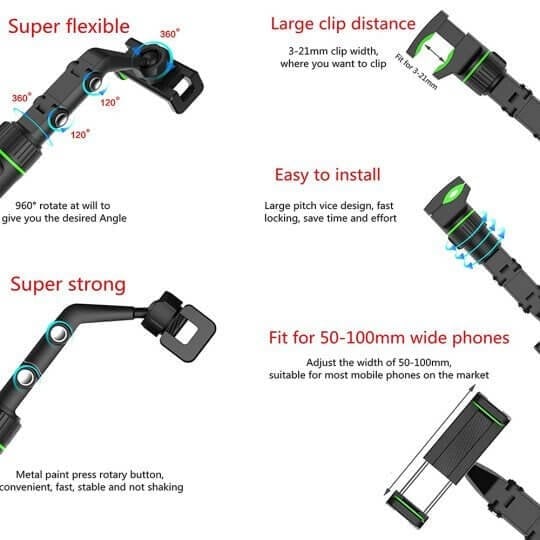 Multifunctional Rearview Mirror Phone Holder🔥HOT SALE🔥-SLOOSELYK