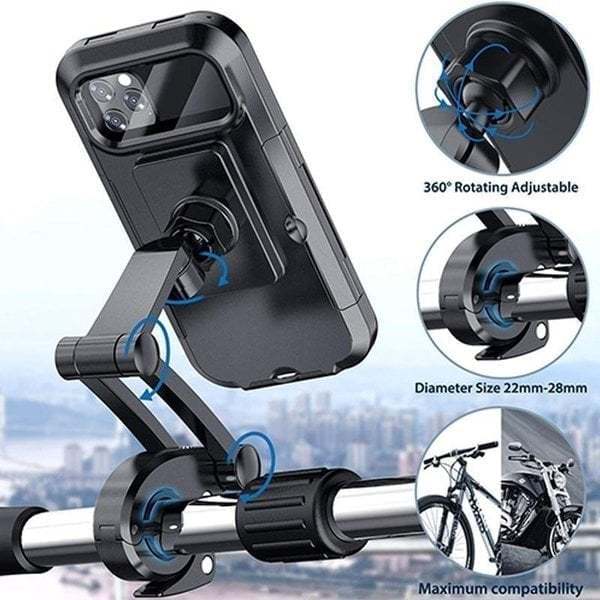 🔥49%OFF🔥Waterproof Bicycle & Motorcycle Phone Holder-SLOOSELYK