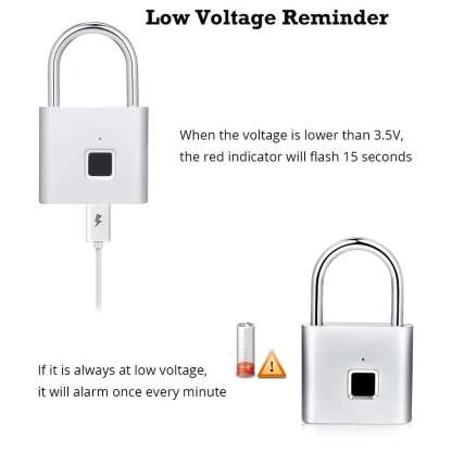 🔒mini smart fingerprint padlock🔒(BUY 2 FREE SHIPPING)-SLOOSELYK