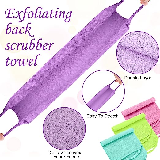 Stretchable Back Rub Bath Towel-SLOOSELYK