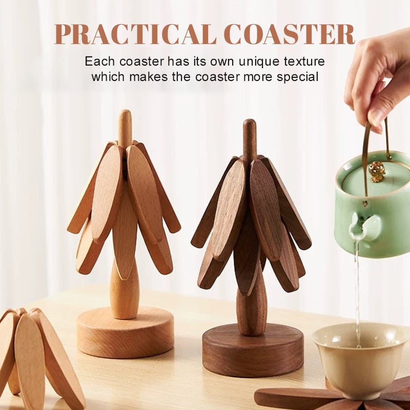 Walnut Coasters Packaging
