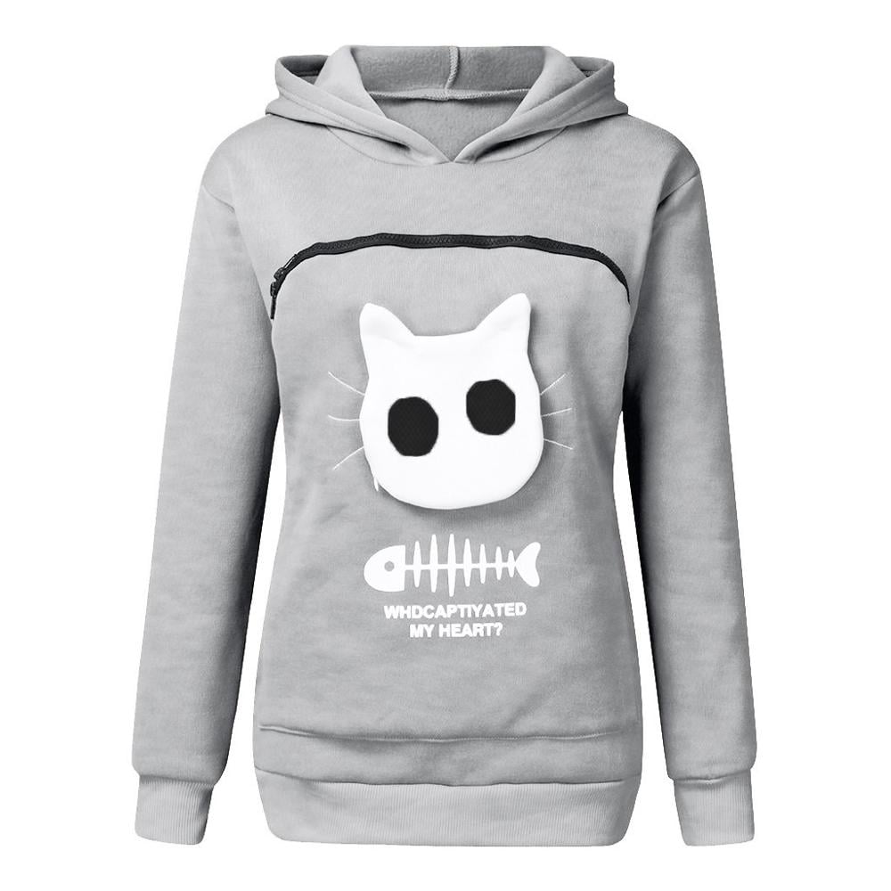 Cat Lovers Hoodie Cuddle Pouch-SLOOSELYK
