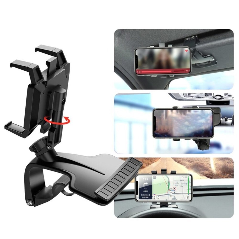 1200 Degree Rotation Universal Car Dashboard Phone Holder-SLOOSELYK