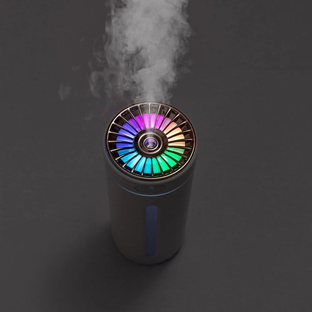 Portable Silent USB Car Diffuser with LED Light💦