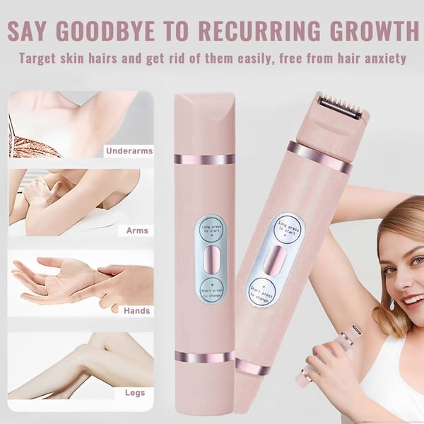 🏆Only £12.99 Last Day Promotion!🎁Comfort 2 in 1 Electric Lady Shaver