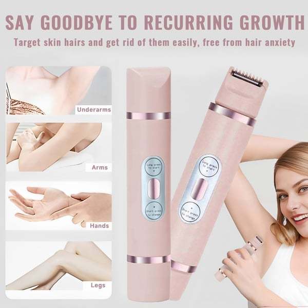 🏆Only £12.99 Last Day Promotion!🎁Comfort 2 in 1 Electric Lady Shaver