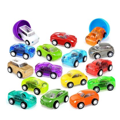 🐰 🐣12 Prefilled Easter Eggs With Pull Back Cars🚚-SLOOSELYK