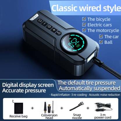 1min Fast Filling Mini Portable Tire Inflator-SLOOSELYK