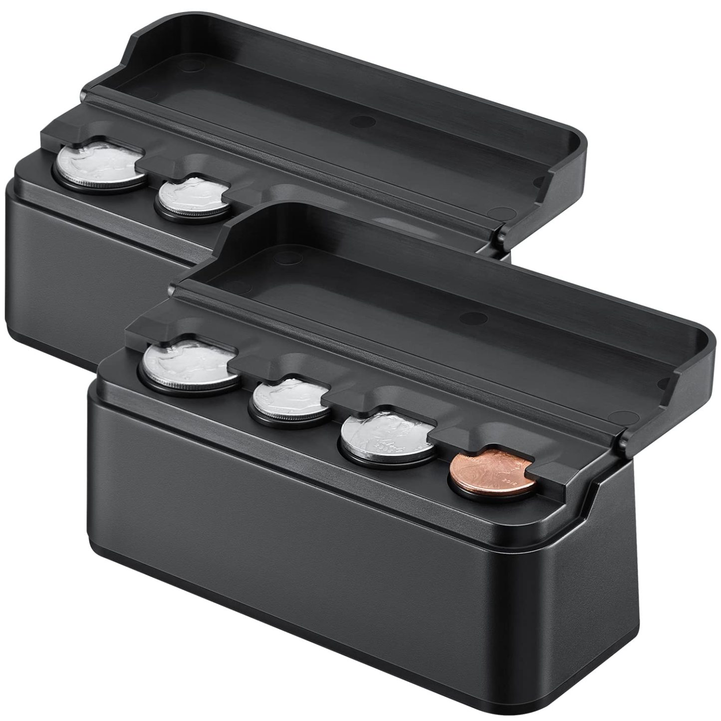 Universal Storage Coin Money Dispenser Compatible with Most Car Trucks Accessories-SLOOSELYK