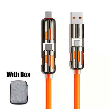 🔥Last Day 49% OFF🔥 4-in-1 USB Charging Cable fast charging MAX 240W (With Box)