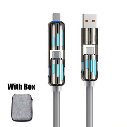 🔥Last Day 49% OFF🔥 4-in-1 USB Charging Cable fast charging MAX 240W (With Box)