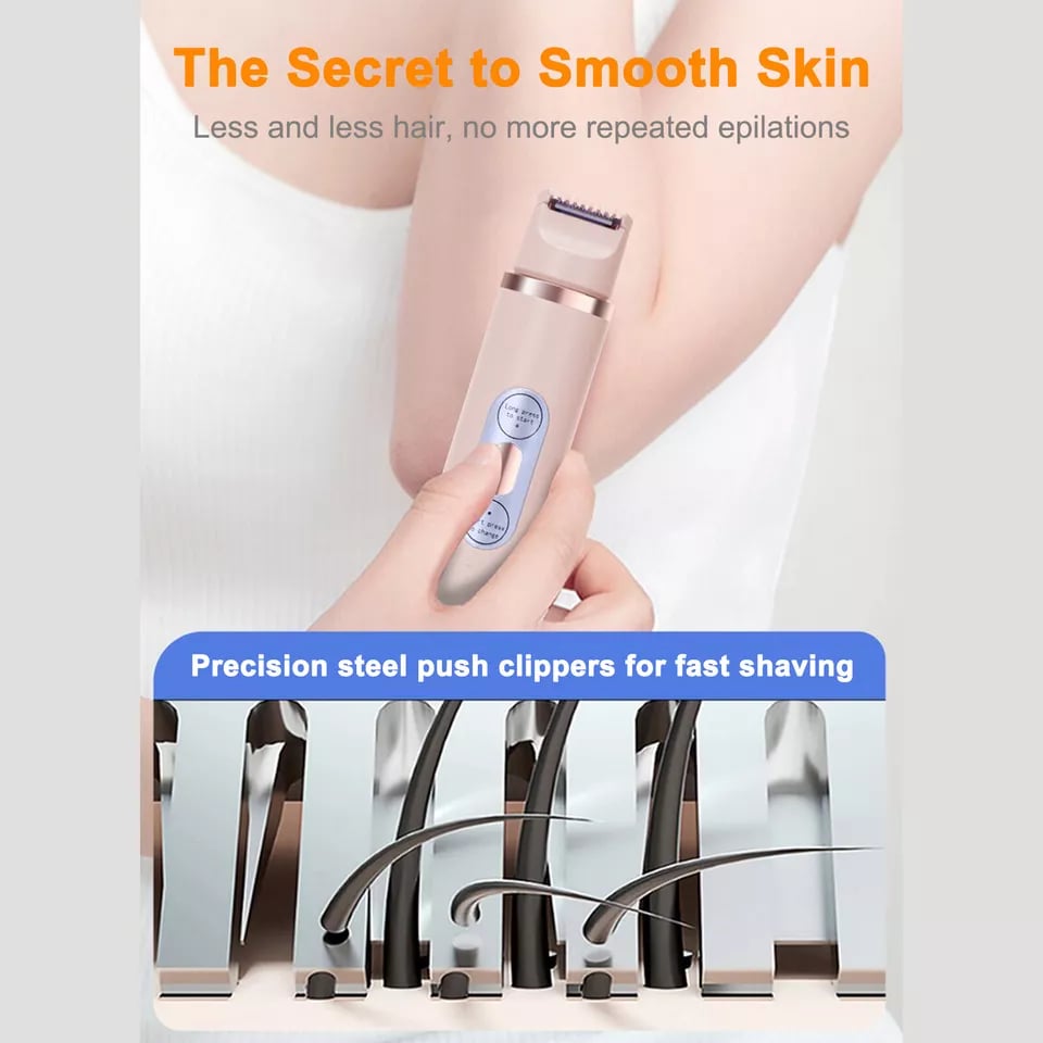 🏆Only £12.99 Last Day Promotion!🎁Comfort 2 in 1 Electric Lady Shaver