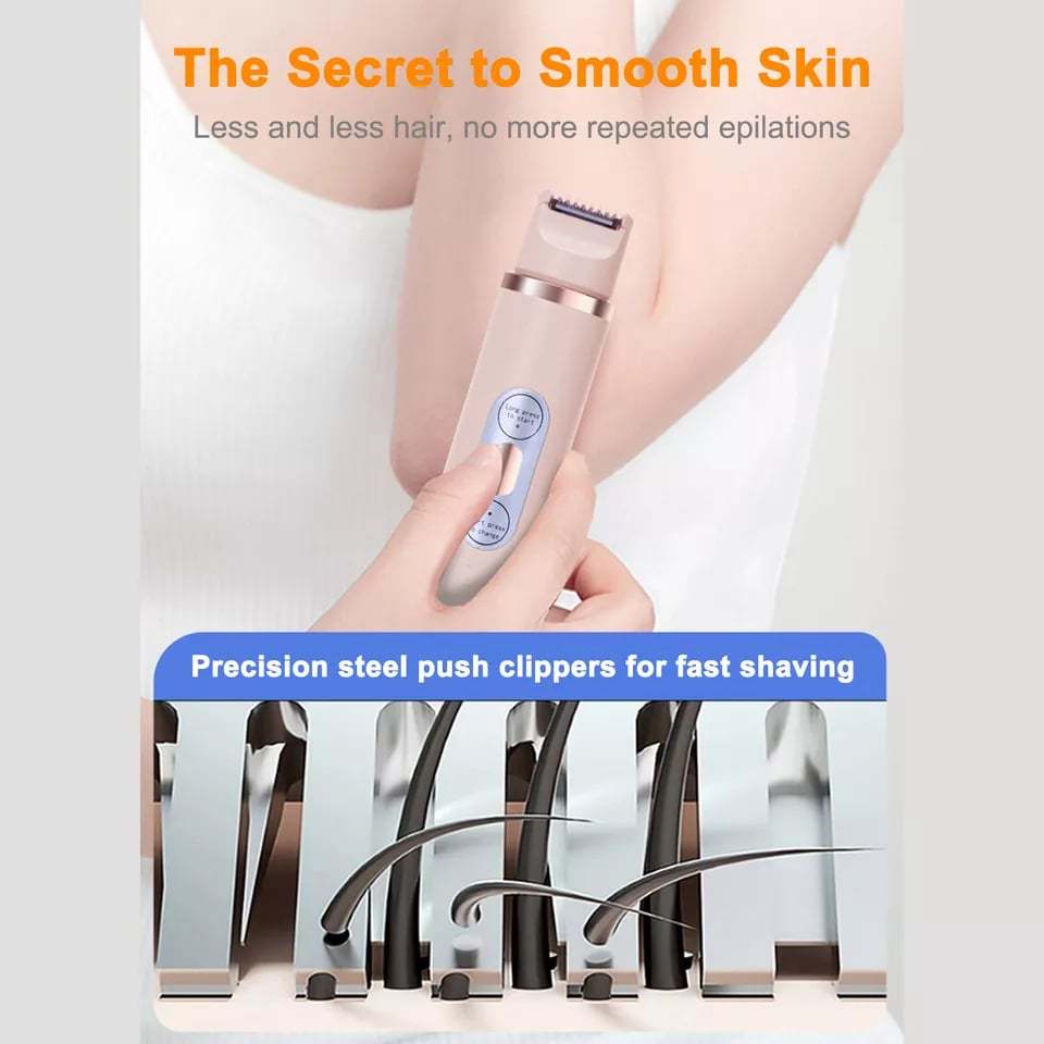 🏆Only £12.99 Last Day Promotion!🎁Comfort 2 in 1 Electric Lady Shaver