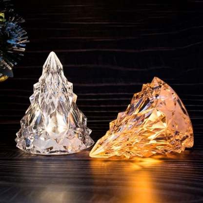 49% OFF—Night Light Crystal Mini Christmas Tree Light Flameless LED-(BUY 4 FREE SHIPPING)-SLOOSELYK