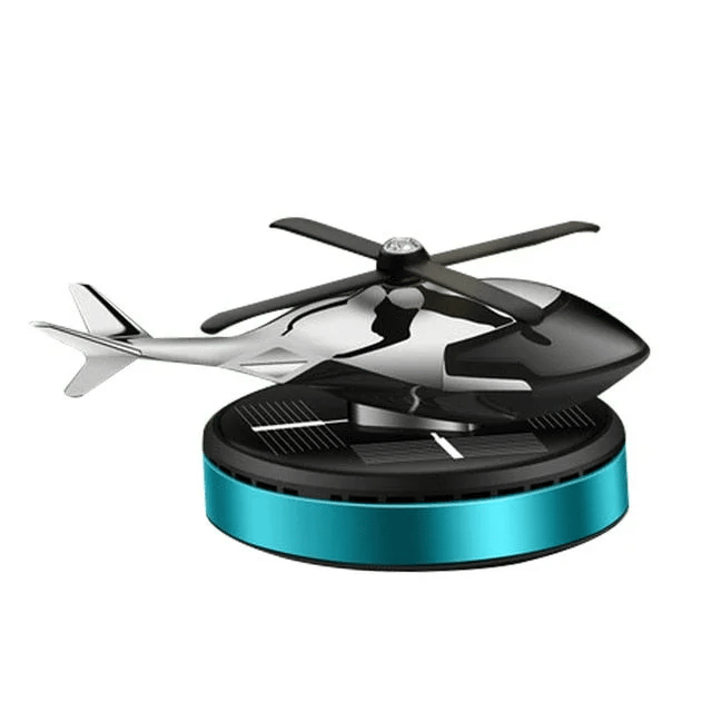 (⏰49% OFF)-🎁Metal Solar Helicopter Air Freshener v2.0 - 🔥Free air freshener-SLOOSELYK