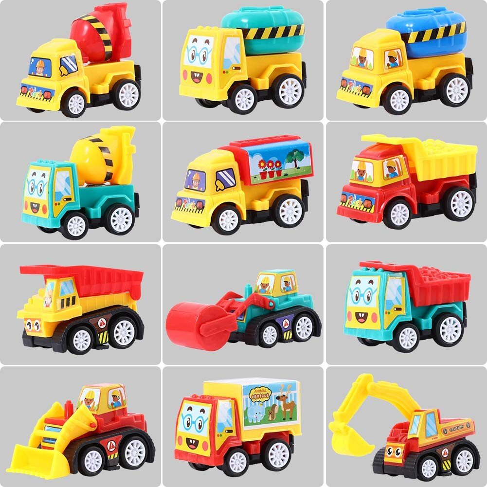 🐰 🐣12 Prefilled Easter Eggs With Pull Back Cars🚚-SLOOSELYK