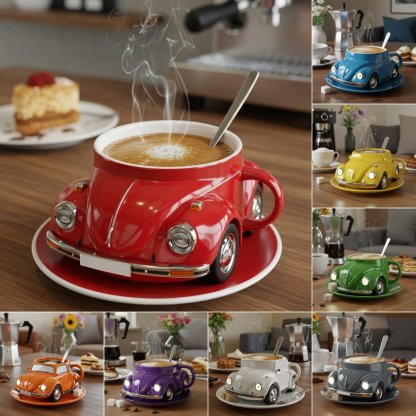 Beetle Shaped Coffee Mug
