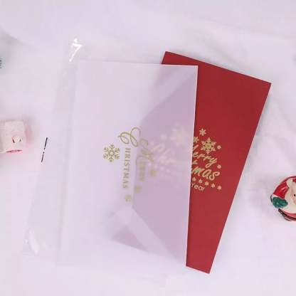 3D Christmas Handmade Cards-SLOOSELYK