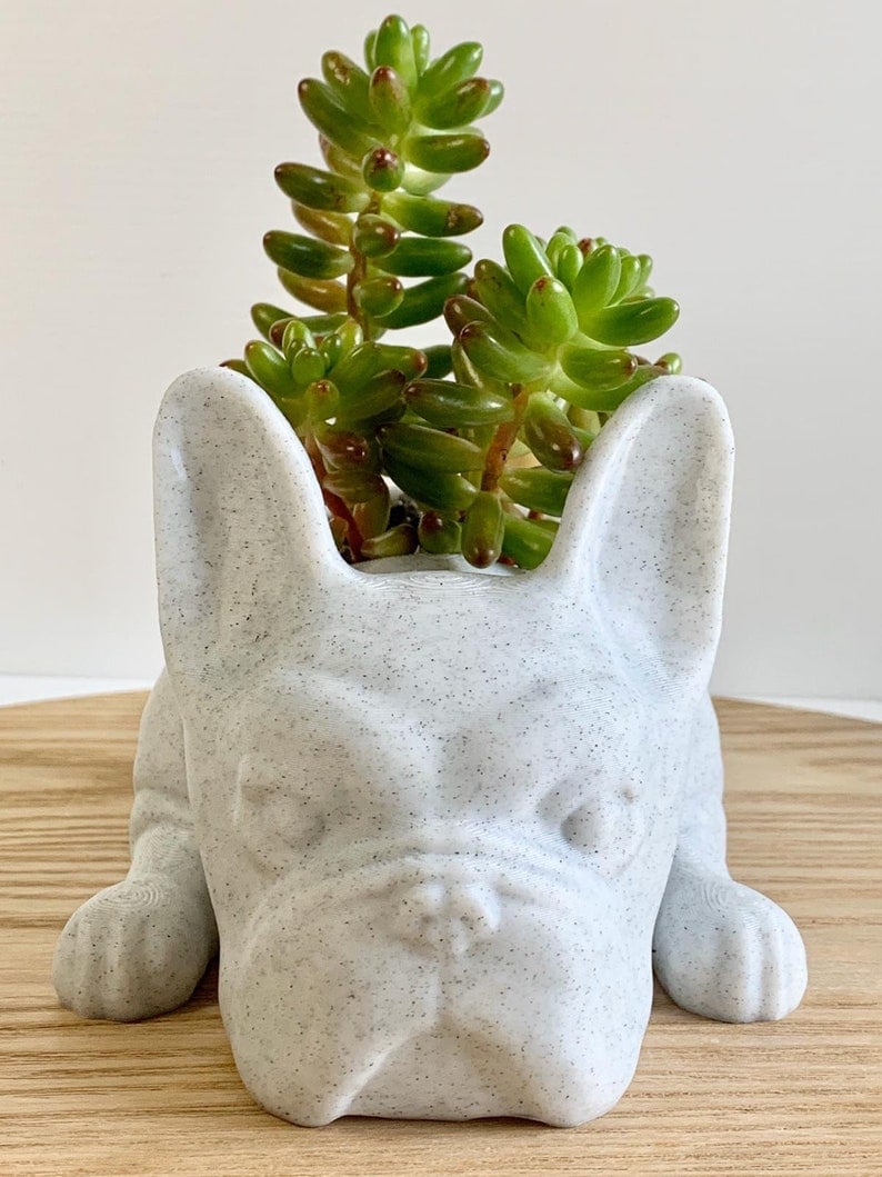 French Bulldog Planter-French Bulldog Gifts-SLOOSELYK
