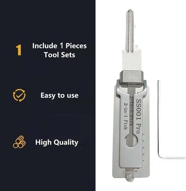 Stainless Steel Master Key Decoder-SLOOSELYK