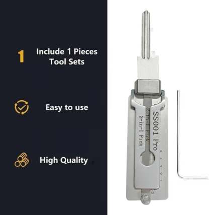 Stainless Steel Master Key Decoder-SLOOSELYK
