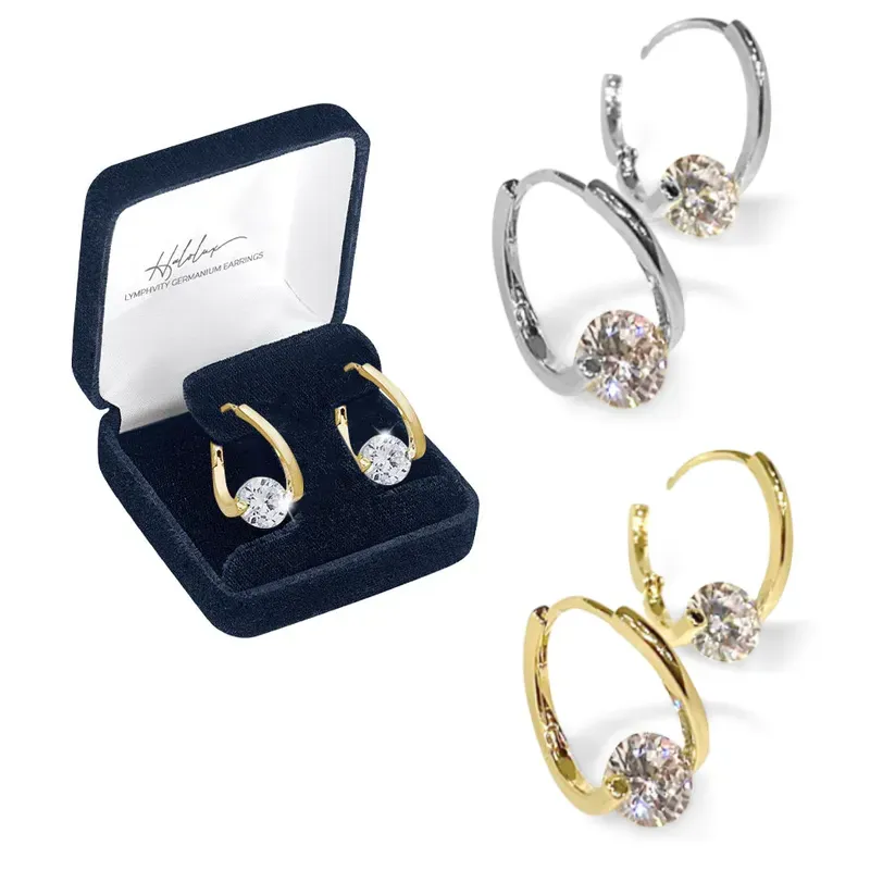 🔥LAST DAY SALE-80% OFF) Lymphvity MagneTherapy Germanium Earrings-SLOOSELYK