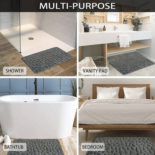 💥Cobblestone Embossed Bathroom Bath Mat💥-SLOOSELYK