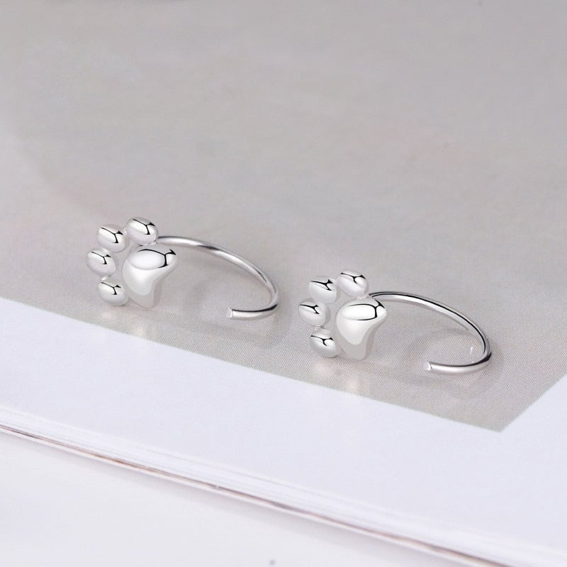 Cute Little Paws Earrings-SLOOSELYK