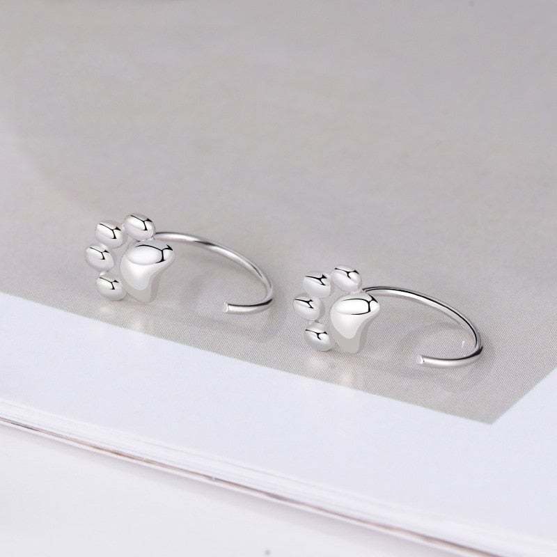 Cute Little Paws Earrings-SLOOSELYK