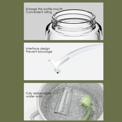 💕2 in 1 Glass Oil Sprayer & Dispenser-SLOOSELYK