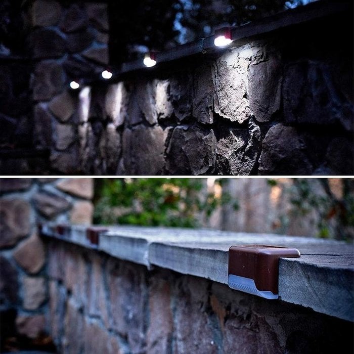 LED Solar Lamp Path Staircase Outdoor Waterproof Wall Light-SLOOSELYK