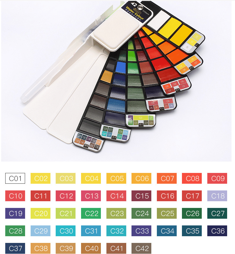 🎅Early Christmas Sale-49% OFF🎁Handy Watercolor Travel Kit-SLOOSELYK