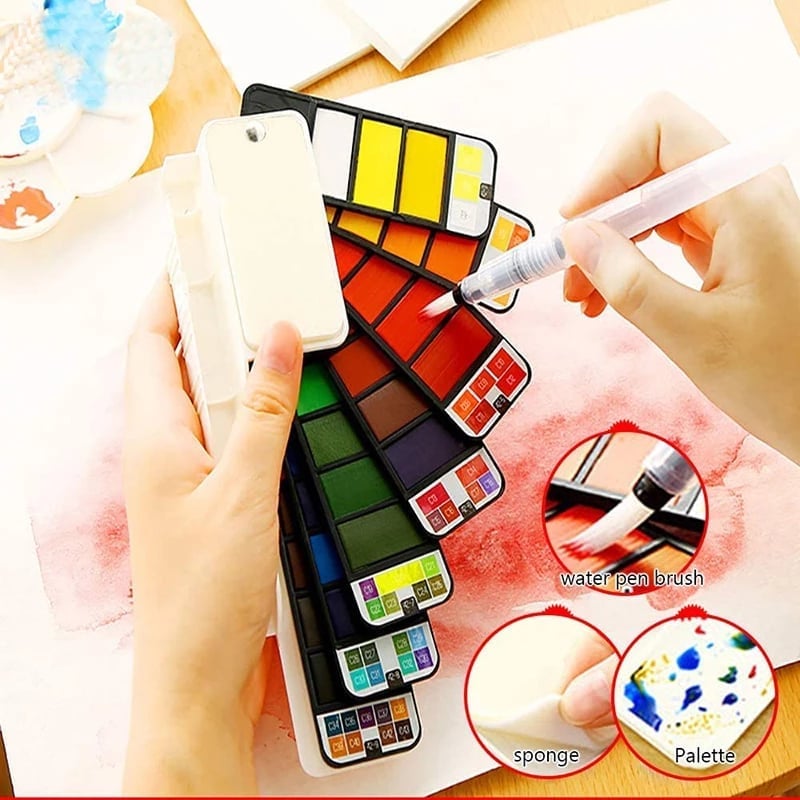 🎅Early Christmas Sale-49% OFF🎁Handy Watercolor Travel Kit-SLOOSELYK