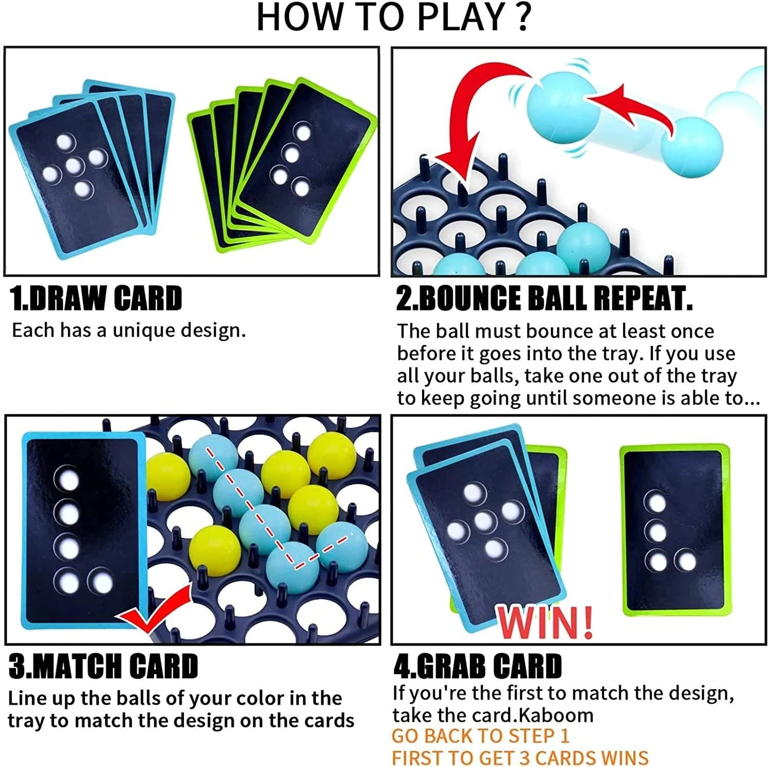 Funny Jumping Ball Tabletop Game-SLOOSELYK
