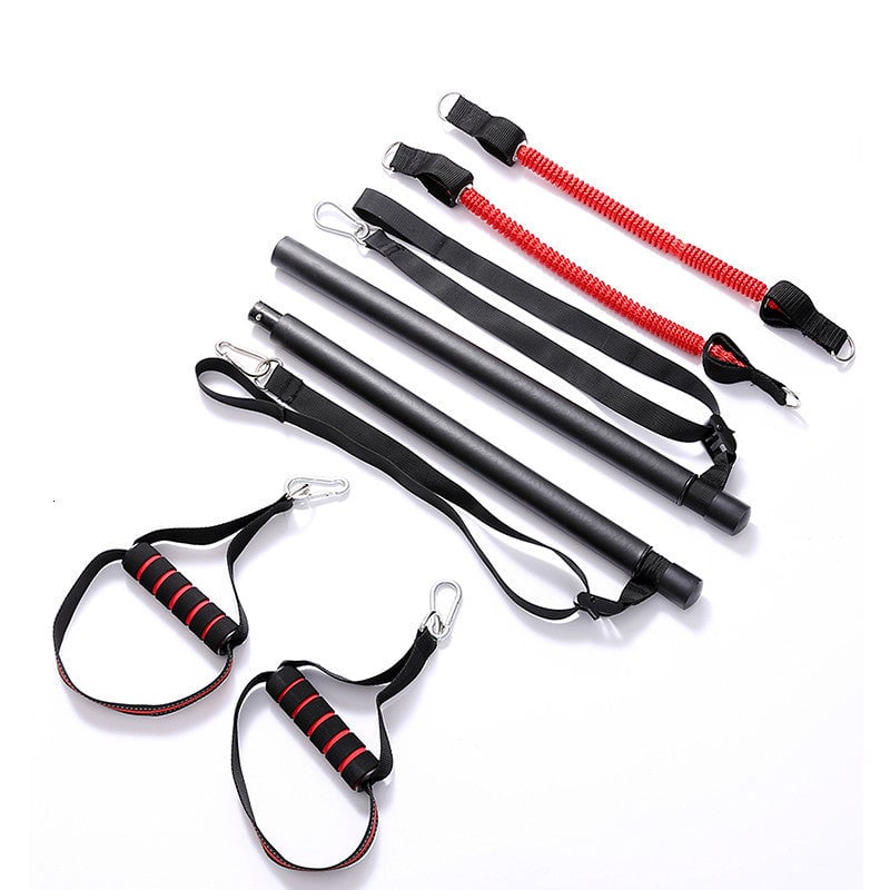 Body Workout Trainer Bar with Resistance Bands-SLOOSELYK
