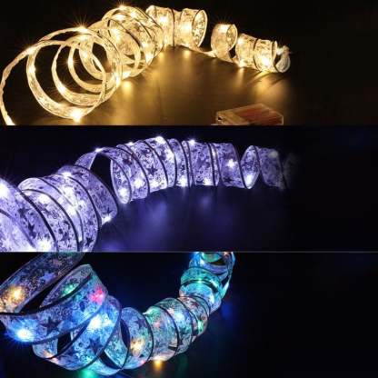 Clearance Sale💥Christmas Ribbon Fairy Lights-SLOOSELYK